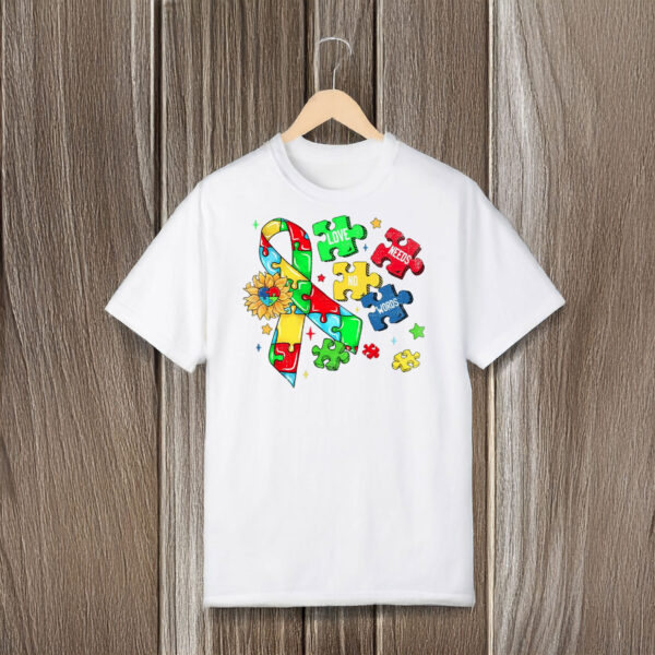 Love-Needs-No-Words,-Colorful-Autism-Awareness-Puzzle-Ribbon-T-Shirt-usa
