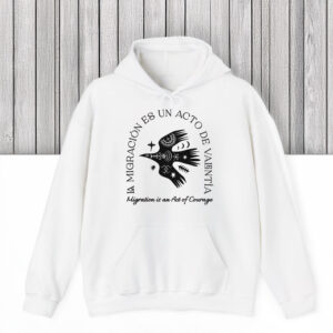 Migration-is-an-Act-of-Courage-Tee,-La-Migración-Es-Un-Acto-de-Valentía-T-Shirts