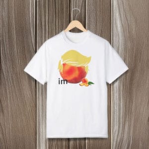 Minimalist-Political-Satire-Tee,-Impeach-Trump-Peach-Face-T-Shirt-usa