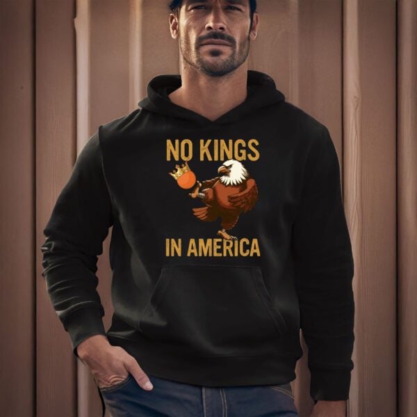 No-Kings-In-America-Eagle-Kick-Anti-Trump-Political-T-Shirt-usa