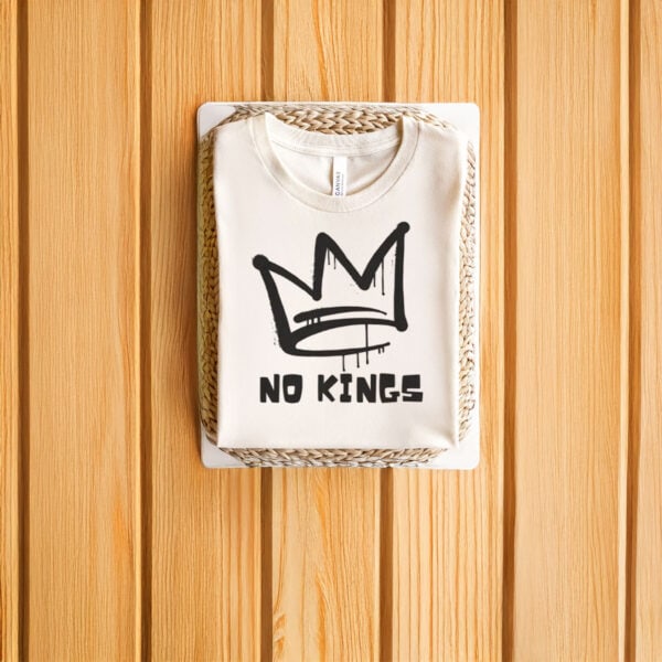 No-Kings-Political-Statement-Tee,-Democracy-Not-Monarchy-Shirts