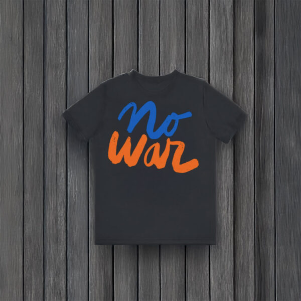 No-War-Bold-Script-T-Shirt