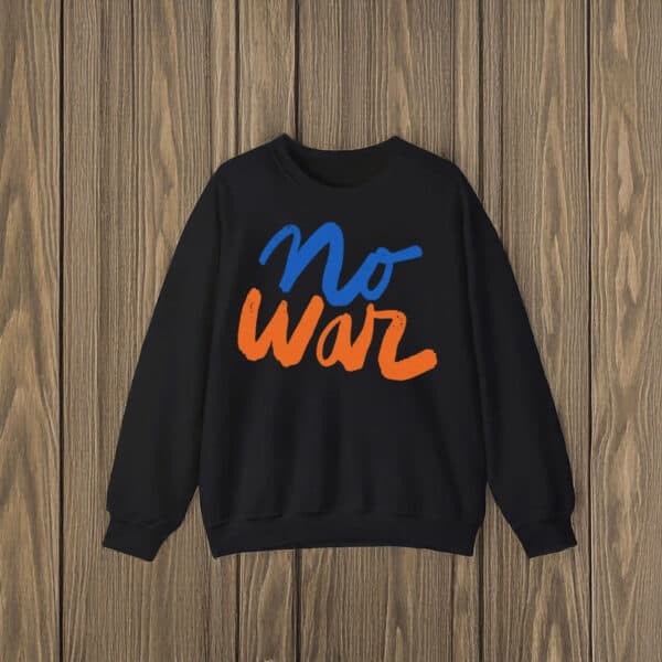No-War-Bold-Script-T-Shirts