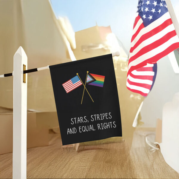 Patriotic-Garden-Banner,-Stars,-Stripes-and-Equal-Rights-Fourth-of-July-Flag-usa