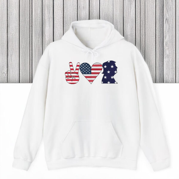 Patriotic-Peace-Love-Trump-Graphic-Tee,-4th-Of-July-Trump-Shirt-us