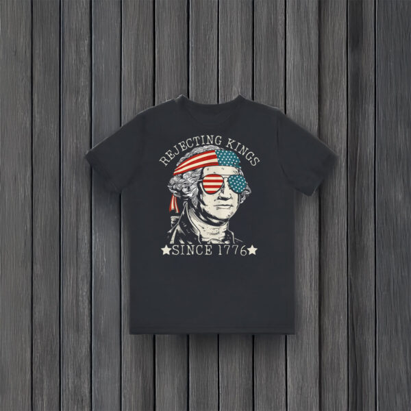 Patriotic-Revolutionary-Tee,-Rejecting-Kings-Since-1776-T-Shirt