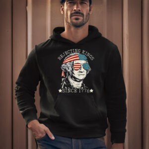 Patriotic-Revolutionary-Tee,-Rejecting-Kings-Since-1776-T-Shirt-usa