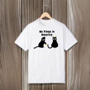 Playful-Anti-Authority-Shirt,-No-Kings-In-America-Funny-Black-Cat-Tee-usa