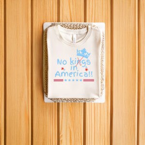 Political-Protest-Shirt,-No-Kings-in-America-Anti-Trump-T-Shirts