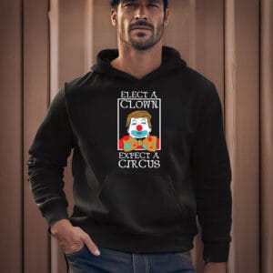 Political-Satire-Graphic-Tee,-Elect-A-Clown-Expect-A-Circus-Anti-Trump-T-Shirt-usa