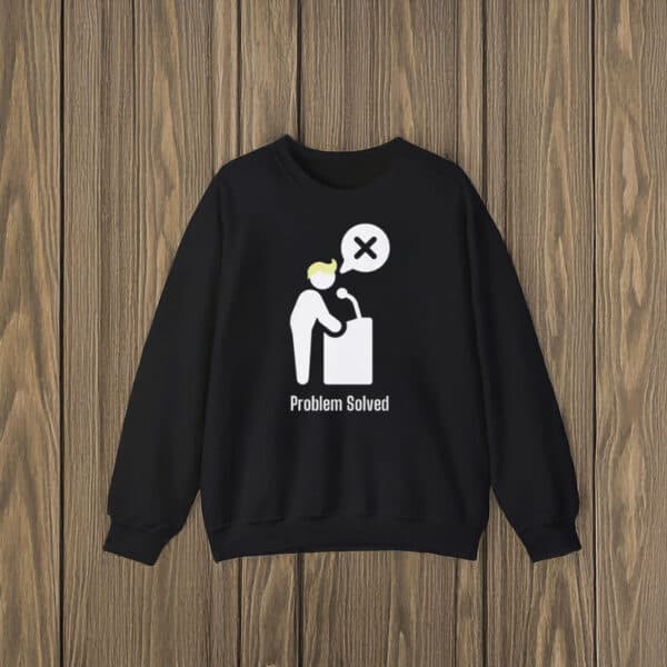 Political-Satire-Graphic-Tee,-Problem-Solved-Impeach-Trump-T-Shirt-us