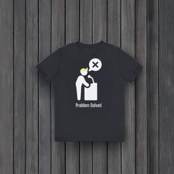 Political-Satire-Graphic-Tee,-Problem-Solved-Impeach-Trump-T-Shirt-usa