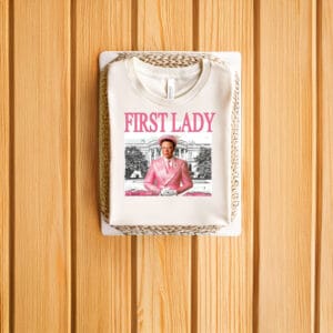 Political-Satire-Parody-Tee,-First-Lady-Elon-Musk-T-Shirts