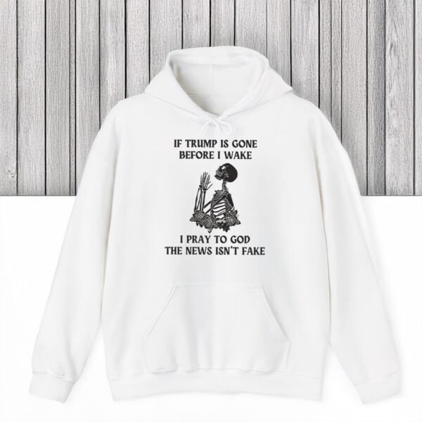 Praying-Skeleton-Political-Humor-Shirt,-Funny-Anti-Trump-Skeleton-Tees