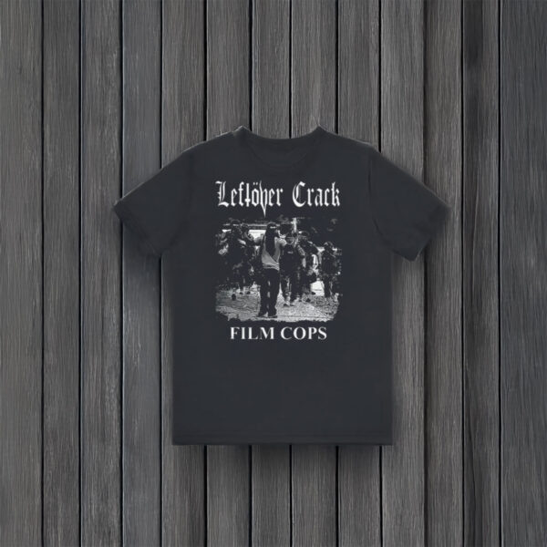Punk-Rock-Anti-Police-Brutality-Tee,-Leftöver-Crack-Film-Cops-T-Shirt