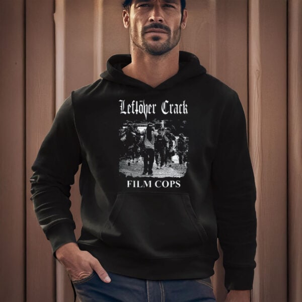Punk-Rock-Anti-Police-Brutality-Tee,-Leftöver-Crack-Film-Cops-T-Shirt-usa