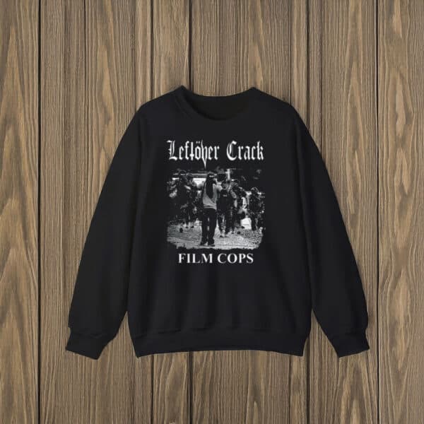 Punk-Rock-Anti-Police-Brutality-Tee,-Leftöver-Crack-Film-Cops-T-Shirts