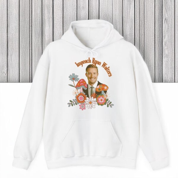 Retro-Hippie-Flowers-&-Mushrooms-Protest-Tee,-Impeach-Ryan-Walters-T-Shirt-us
