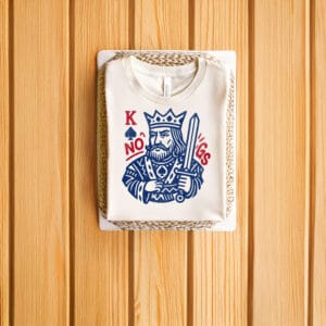 Retro-King-Playing-Card-Graphic-Tee,-No-Kings-Women's-Boxy-T-Shirt-us