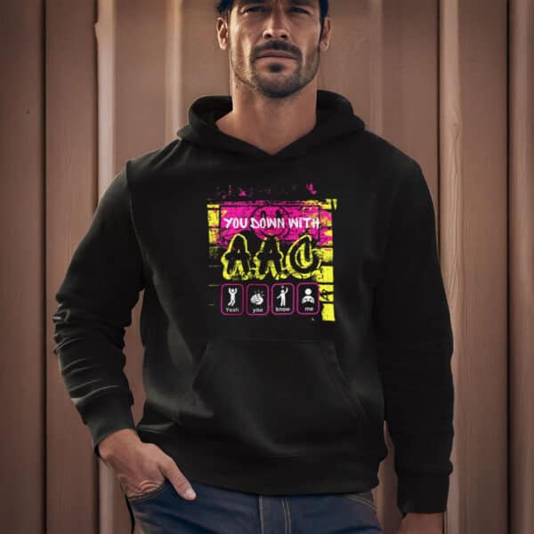Retro-Street-Style,-You-Down-With-AAC-Fun-Graphic-Tee