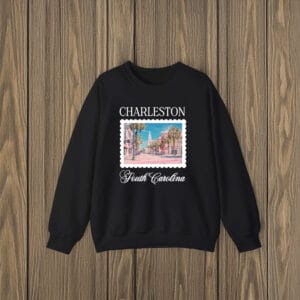 Scenic-Travel-Souvenir-Tee,-Charleston-South-Carolina-Postcard-T-Shirt-us