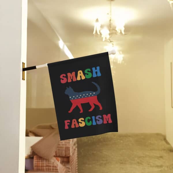 Smash-Fascism-Patriotic-Graphic-Tee,-Pride-Cat-T-Shirts