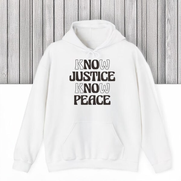 Social-Justice-Activism-Graphic-Tee,-Know-Justice-Know-Peace-T-Shirts