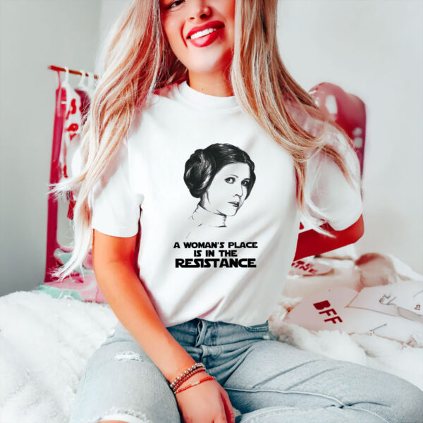 Star-Wars-Feminist-Empowerment-Tee,-Princess-Leia-Resistance-T-Shirt