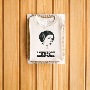 Star-Wars-Feminist-Empowerment-Tee,-Princess-Leia-Resistance-T-Shirt-us