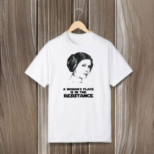 Star-Wars-Feminist-Empowerment-Tee,-Princess-Leia-Resistance-T-Shirt-usa