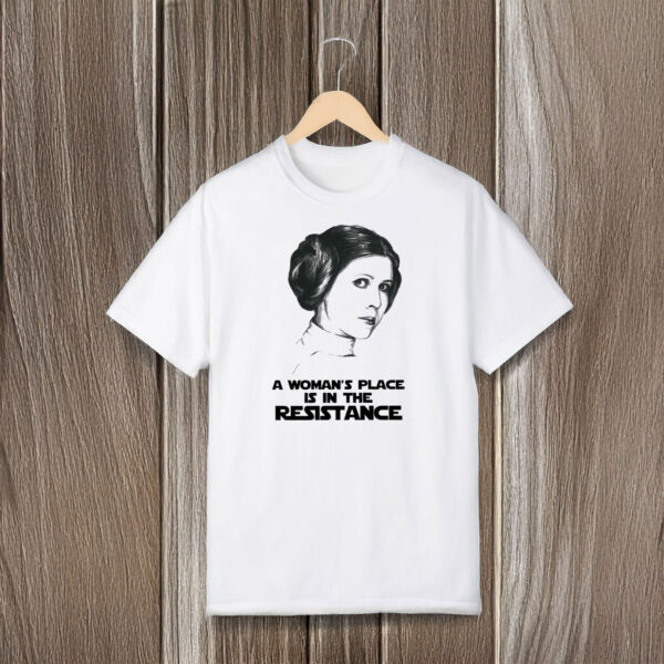 Star-Wars-Feminist-Empowerment-Tee,-Princess-Leia-Resistance-T-Shirt-usa