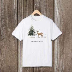 Subtle-Anti-Trump-Nature-Pun-Tee,-Fir-Deer-Tern-T-Shirt