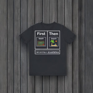 Teacher-Summer-Break-Visual-Icon-Tee,-First-Teach-Then-Beach-T-Shirt