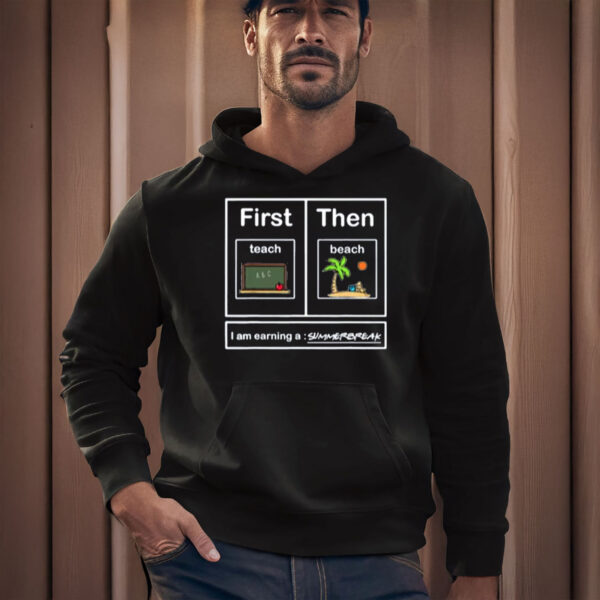 Teacher-Summer-Break-Visual-Icon-Tee,-First-Teach-Then-Beach-T-Shirt-usa