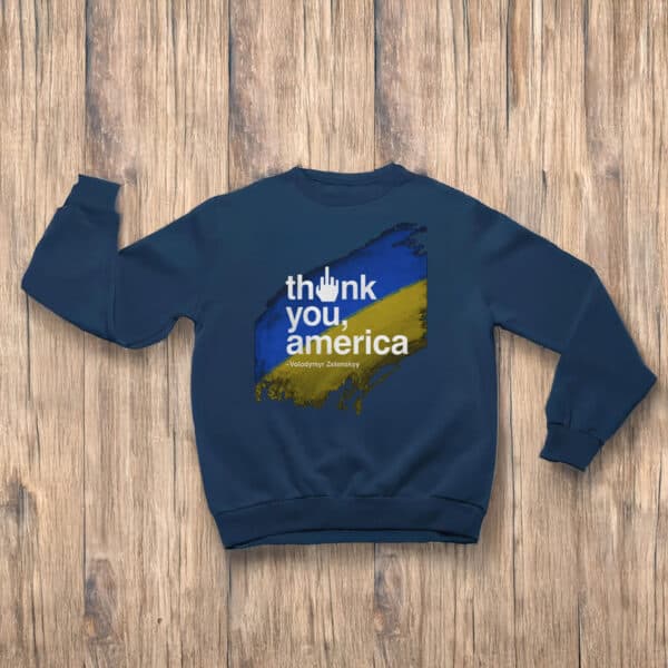 Thank-You-America-Zelenskyy-Ukraine-Support-Political-T-Shirts