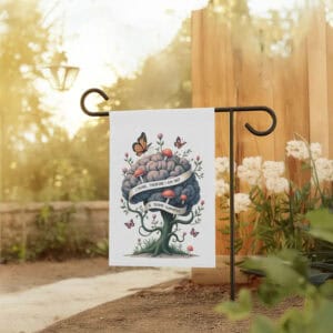 Thoughtful-Political-Garden-Banner,-Surreal-Brain-Tree-Flag-us