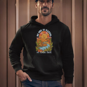 Vintage-Sun-&-River-Social-Justice-Tee,-No-One-Is-Illegal-on-Stolen-Land-T-Shirt