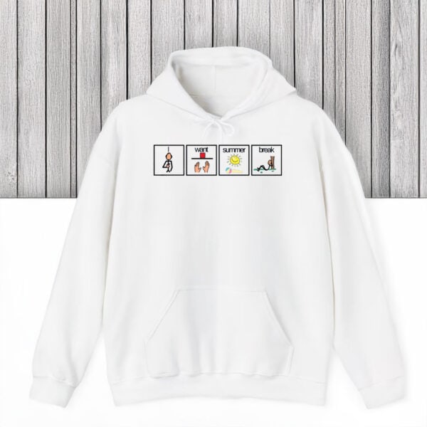 Visual-Symbols-Teacher-&-Therapist-Tee,-I-Want-Summer-Break-T-Shirts
