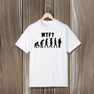 WTF-Political-Satire-Graphic-Tee,-Anti-Trump-Evolution-T-Shirt