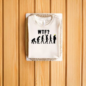 WTF-Political-Satire-Graphic-Tee,-Anti-Trump-Evolution-T-Shirts