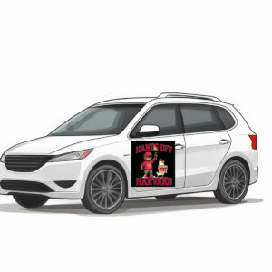 Hands Off Harvard Car Magnet – Stickers
