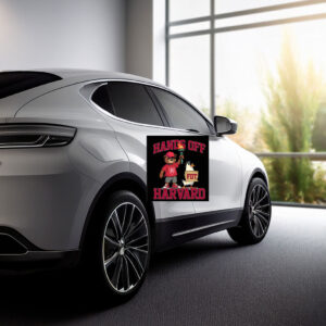 Hands Off Harvard Car Magnet – Stickers