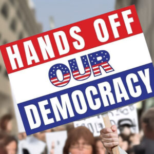 PROTEST Sign For Hands Off National Day of Action Printable