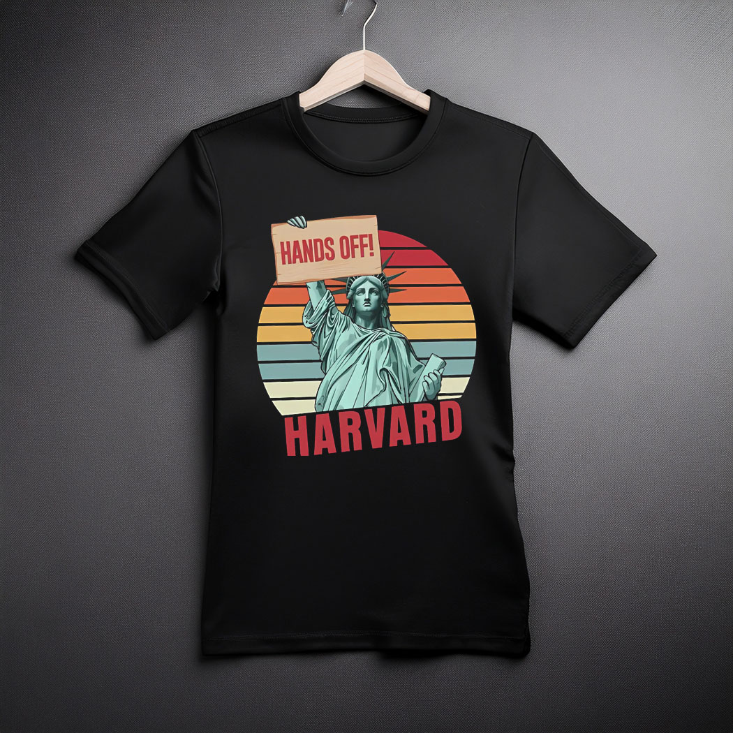 Statue of Liberty Hands Off Harvard T-Shirt