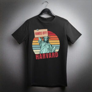 Statue of Liberty Hands Off Harvard T-Shirt