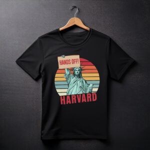 Statue of Liberty Hands Off Harvard T-Shirt