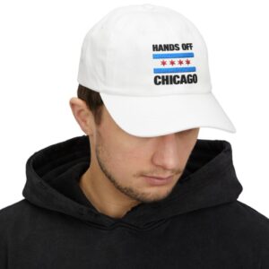 Hands Off Chicago Dad Hat