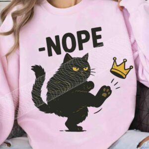 No Kings In America Black Cat t-shirt