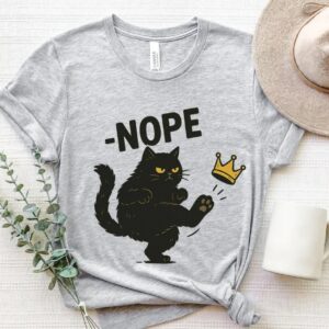 No Kings in America Black Cat Shirts