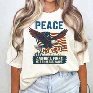 Not Our War America Flag Shirt, Patriotic Anti-War Protest Shirt